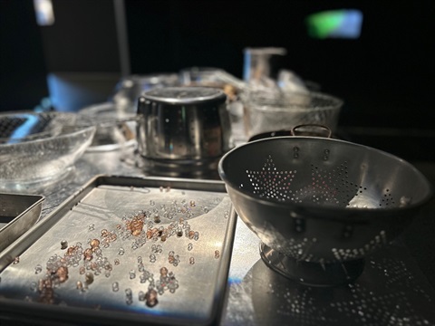 Fiona Davies, The Night Passes (detail), 2024, installation